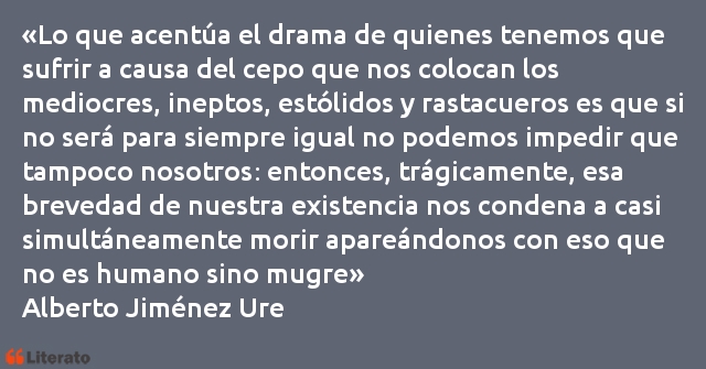 Frases de Alberto Jiménez Ure