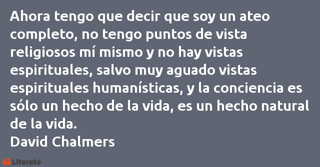 Frases de David Chalmers