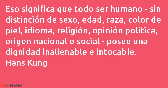 Frases de Hans Kung