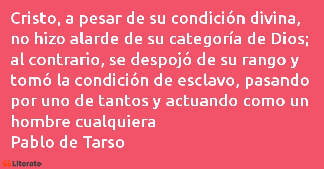 Frases de Pablo de Tarso