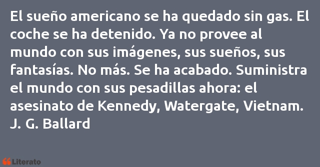Frases de J. G. Ballard