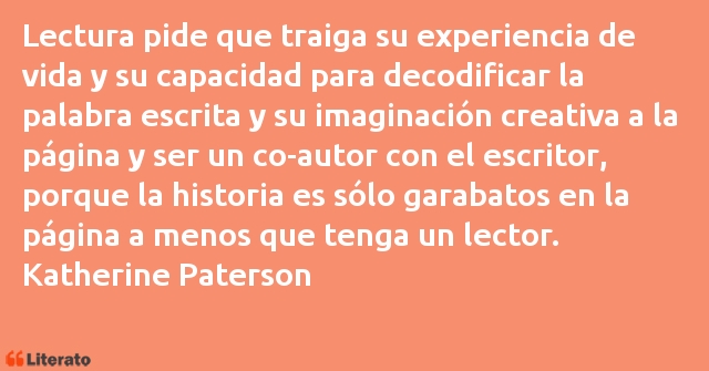 Frases de Katherine Paterson