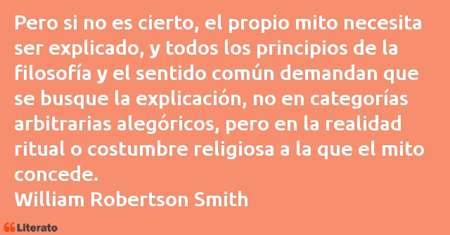Frases de William Robertson Smith