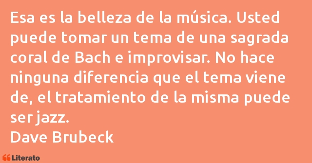 Frases de Dave Brubeck