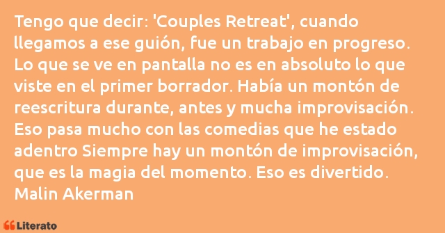 Frases de Malin Akerman