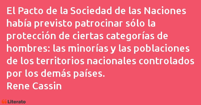 Frases de Rene Cassin