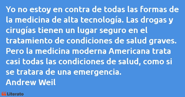 Frases de Andrew Weil