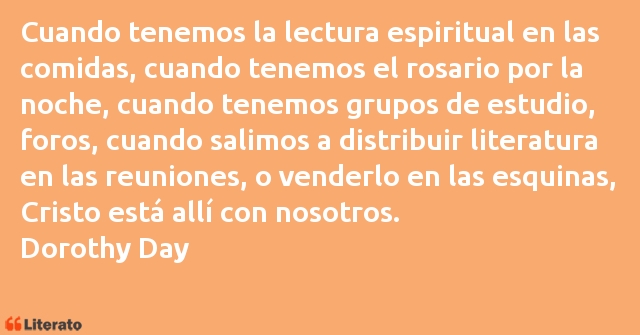 Frases de Dorothy Day