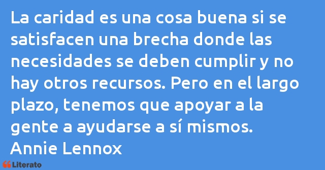 Frases de Annie Lennox