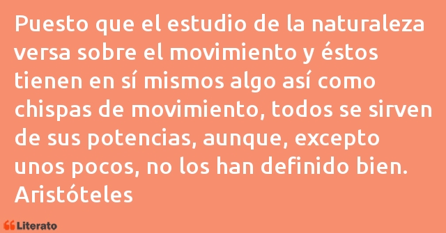 Frases de Aristóteles