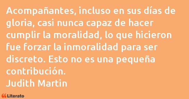 Frases de Judith Martin