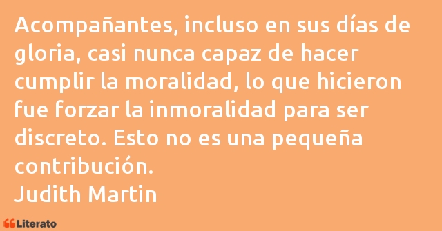 Frases de Judith Martin