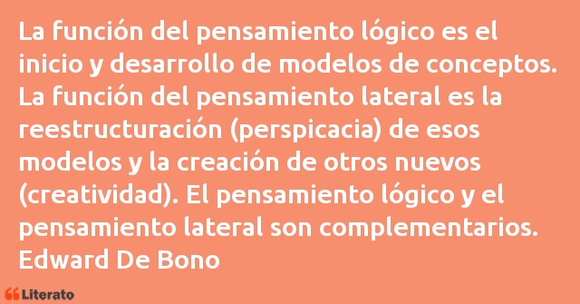 Frases de Edward De Bono