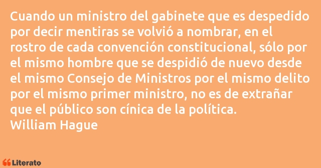 Frases de William Hague