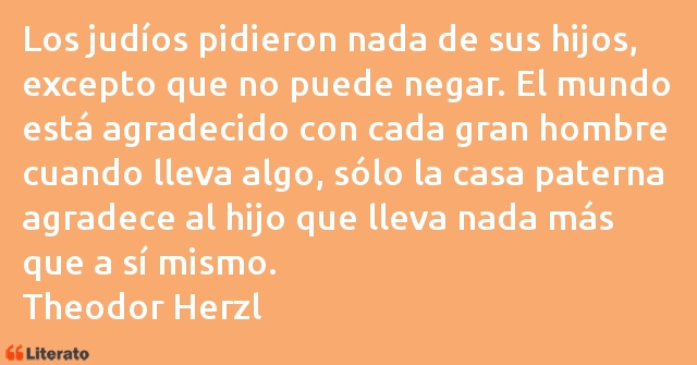 Frases de Theodor Herzl