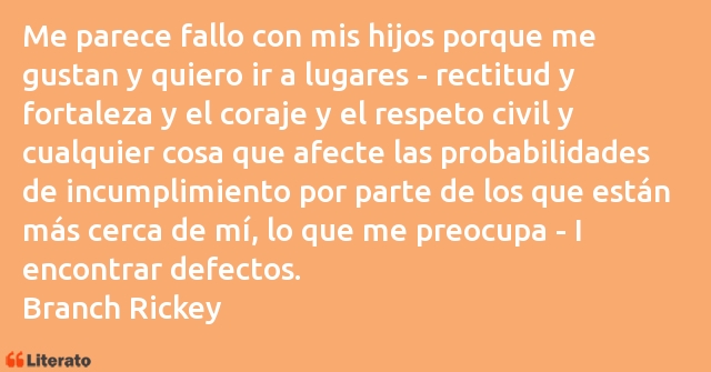 Frases de Branch Rickey