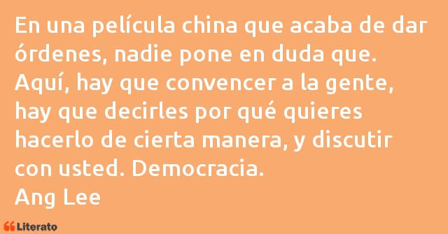 Frases de Ang Lee