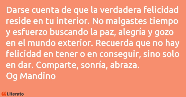 Frases de Og Mandino