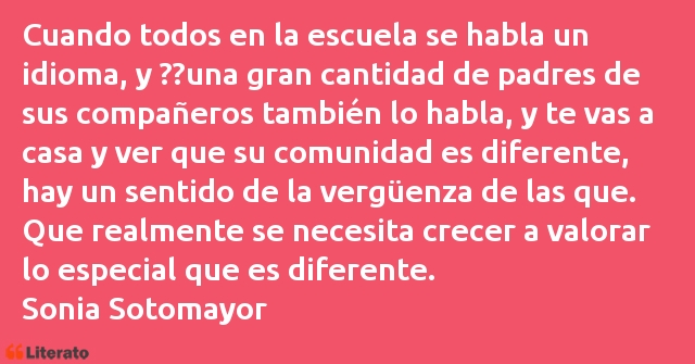 Frases de Sonia Sotomayor