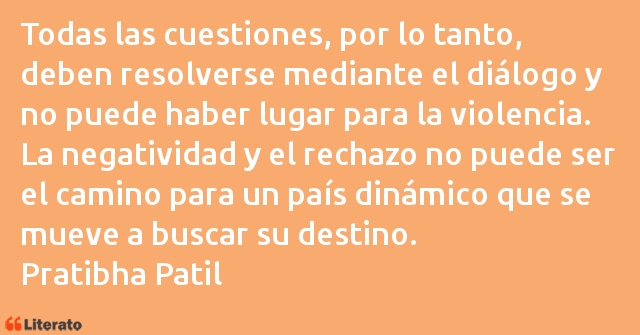 Frases de Pratibha Patil