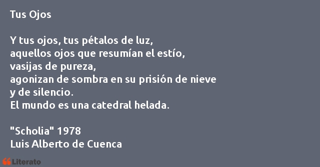 Frases de Luis Alberto de Cuenca