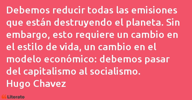 Frases de Hugo Chavez