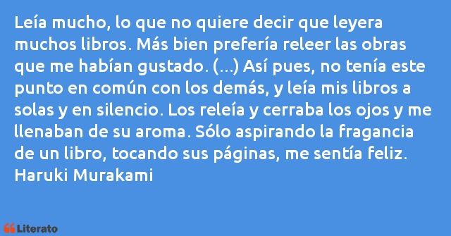 Frases de Haruki Murakami