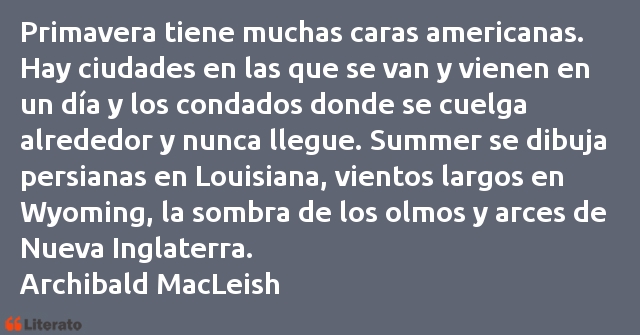 Frases de Archibald MacLeish