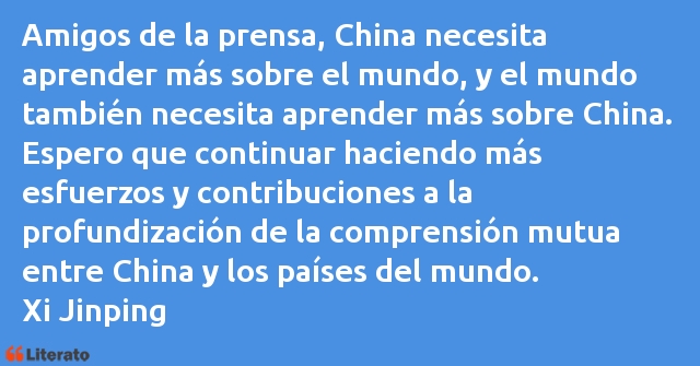 Frases de Xi Jinping