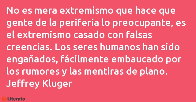 Frases de Jeffrey Kluger