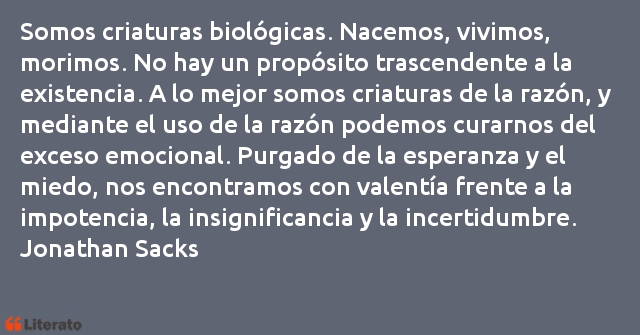 Frases de Jonathan Sacks