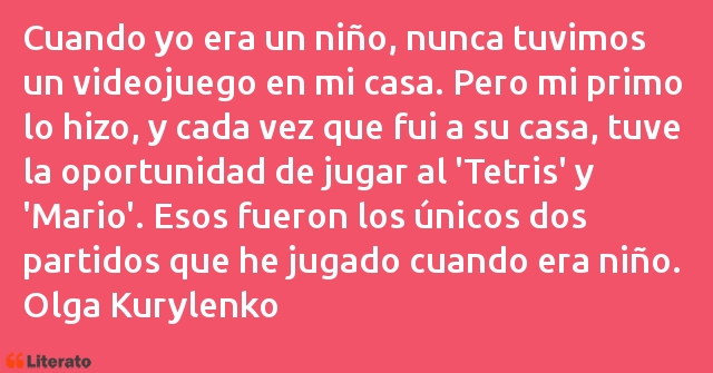 Frases de Olga Kurylenko