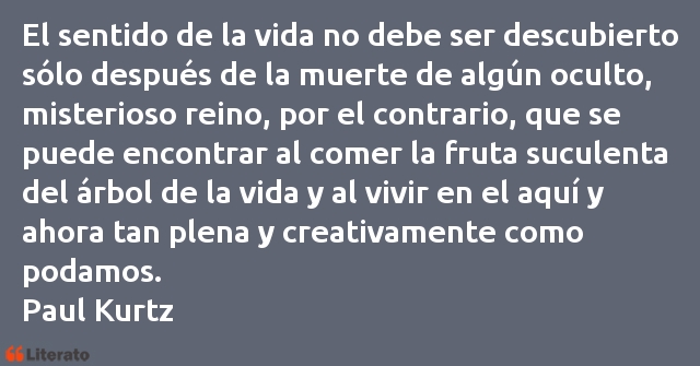 Frases de Paul Kurtz