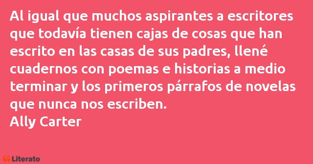 Frases de Ally Carter