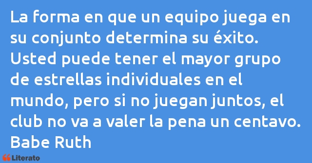 Frases de Babe Ruth