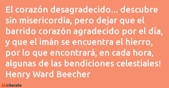 Frases de Henry Ward Beecher