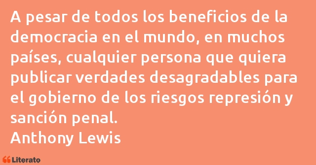 Frases de Anthony Lewis