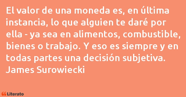 Frases de James Surowiecki