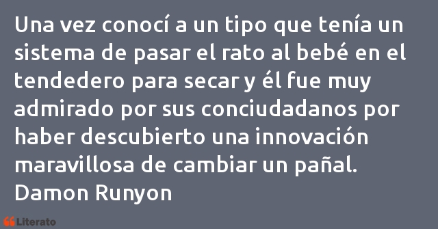 Frases de Damon Runyon