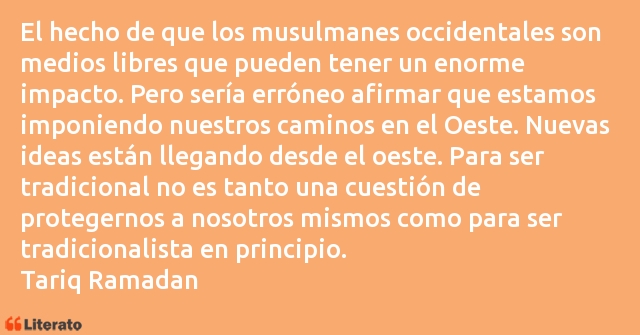 Frases de Tariq Ramadan