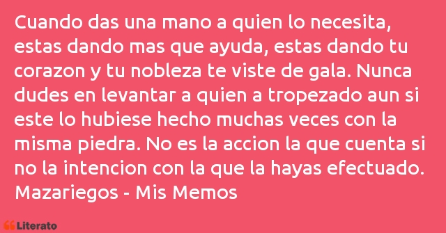 Frases de Mazariegos - Mis Memos