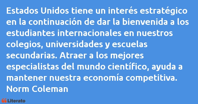 Frases de Norm Coleman