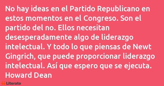 Frases de Howard Dean