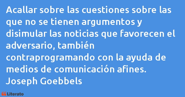 Frases de Joseph Goebbels