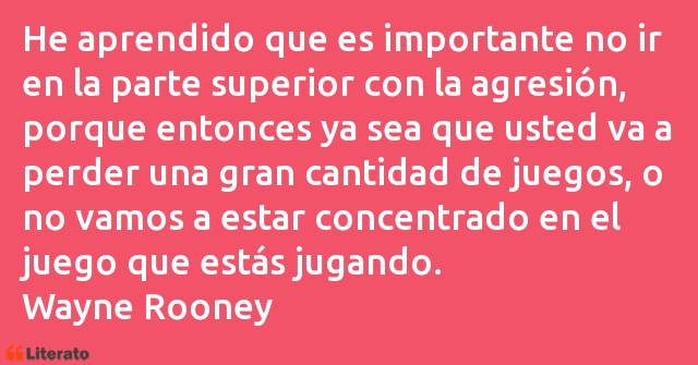 Frases de Wayne Rooney