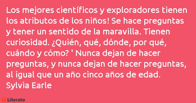 Frases de Sylvia Earle