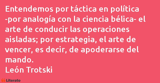 Frases de León Trotski