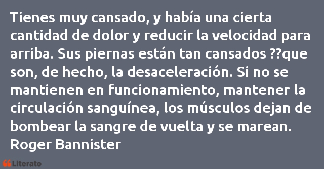 Frases de Roger Bannister