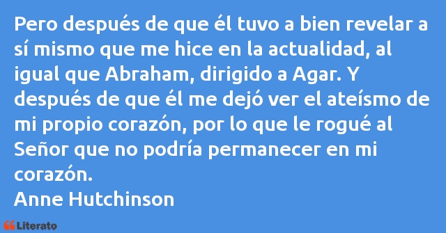 Frases de Anne Hutchinson