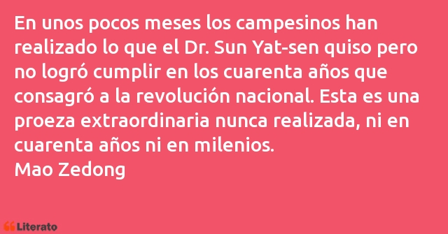 Frases de Mao Zedong